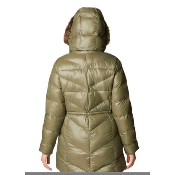 Columbia Peak to Park Mid Insulated Jacket Olive Green XS $220 NWT - Picture 2 of 7